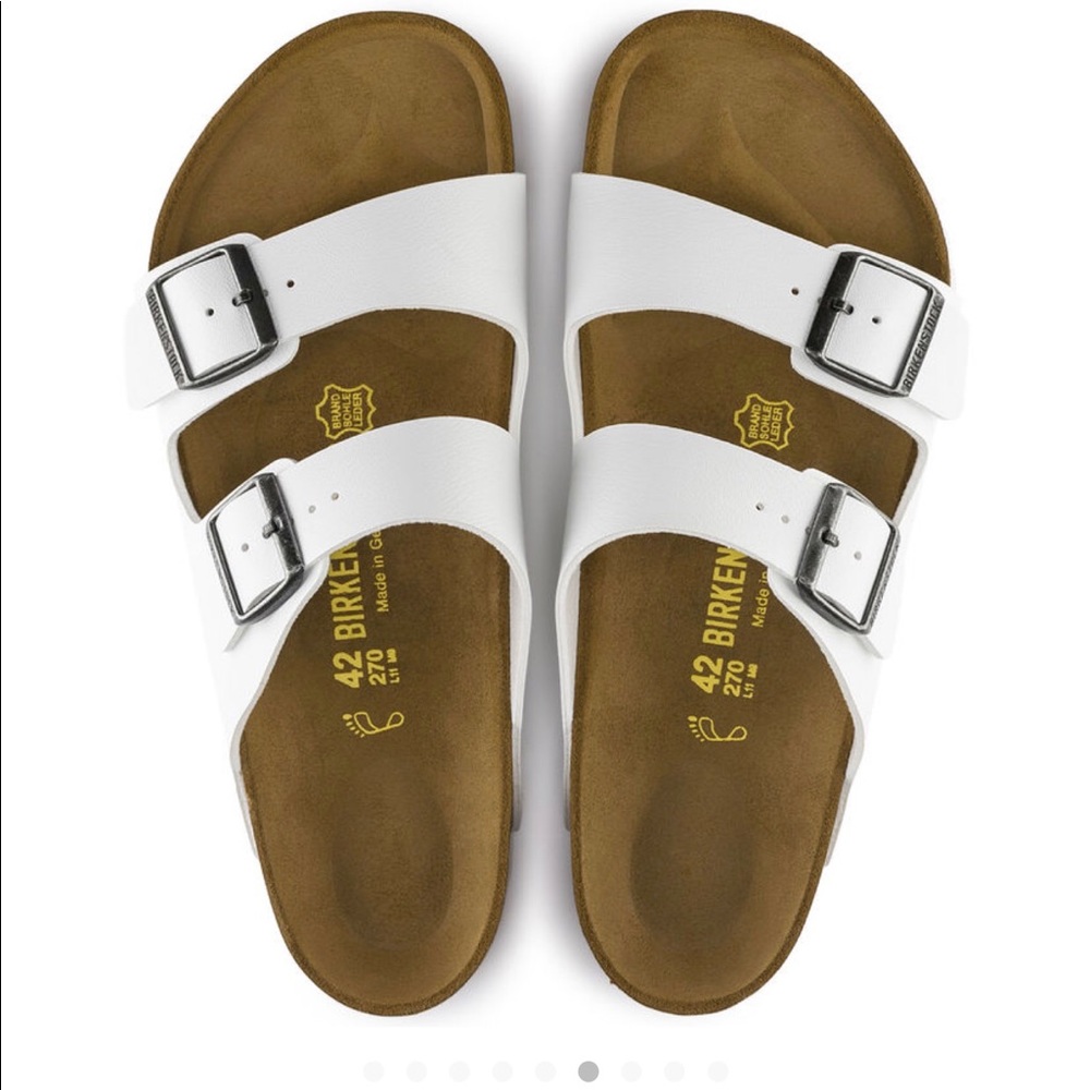 White Arizona Birkenstock’s